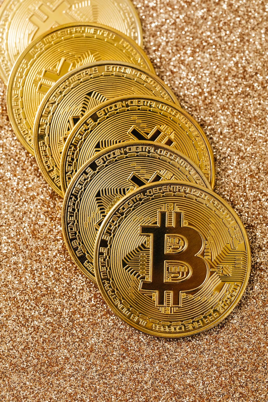 close up shot of bitcoins