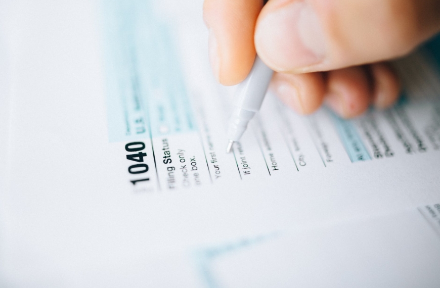 person filing tax documents