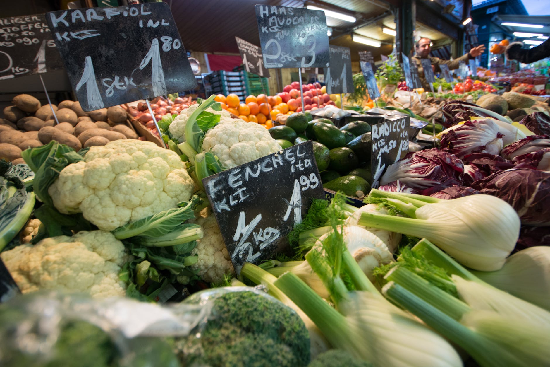 assorted vegetables