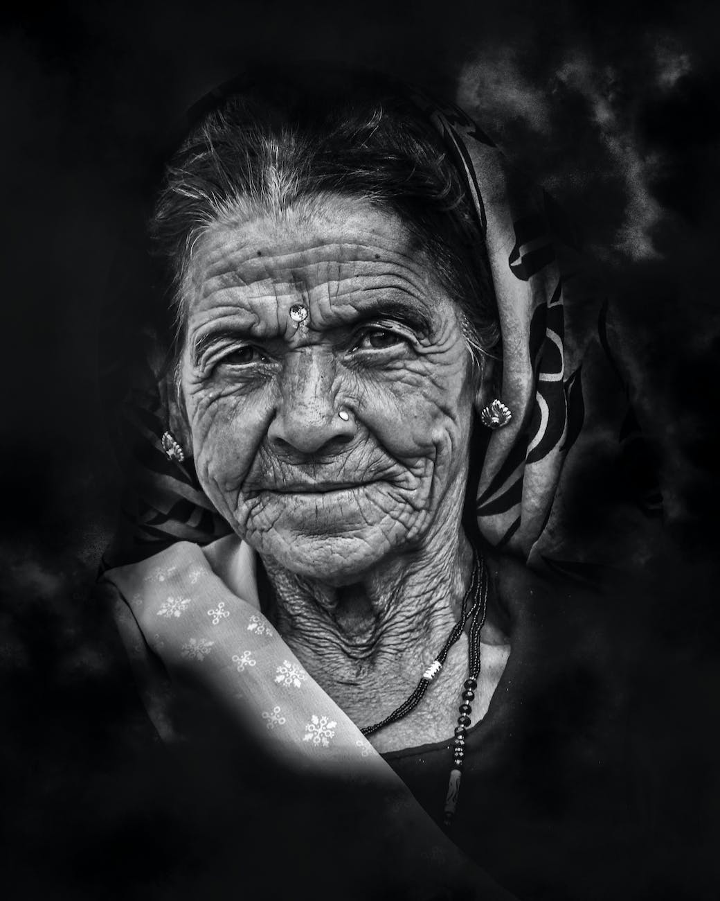 closeup photo of woman portrait