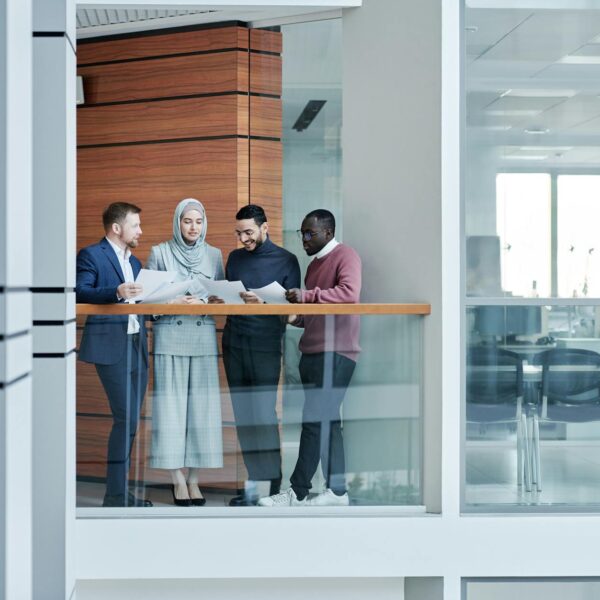 colleagues in an office