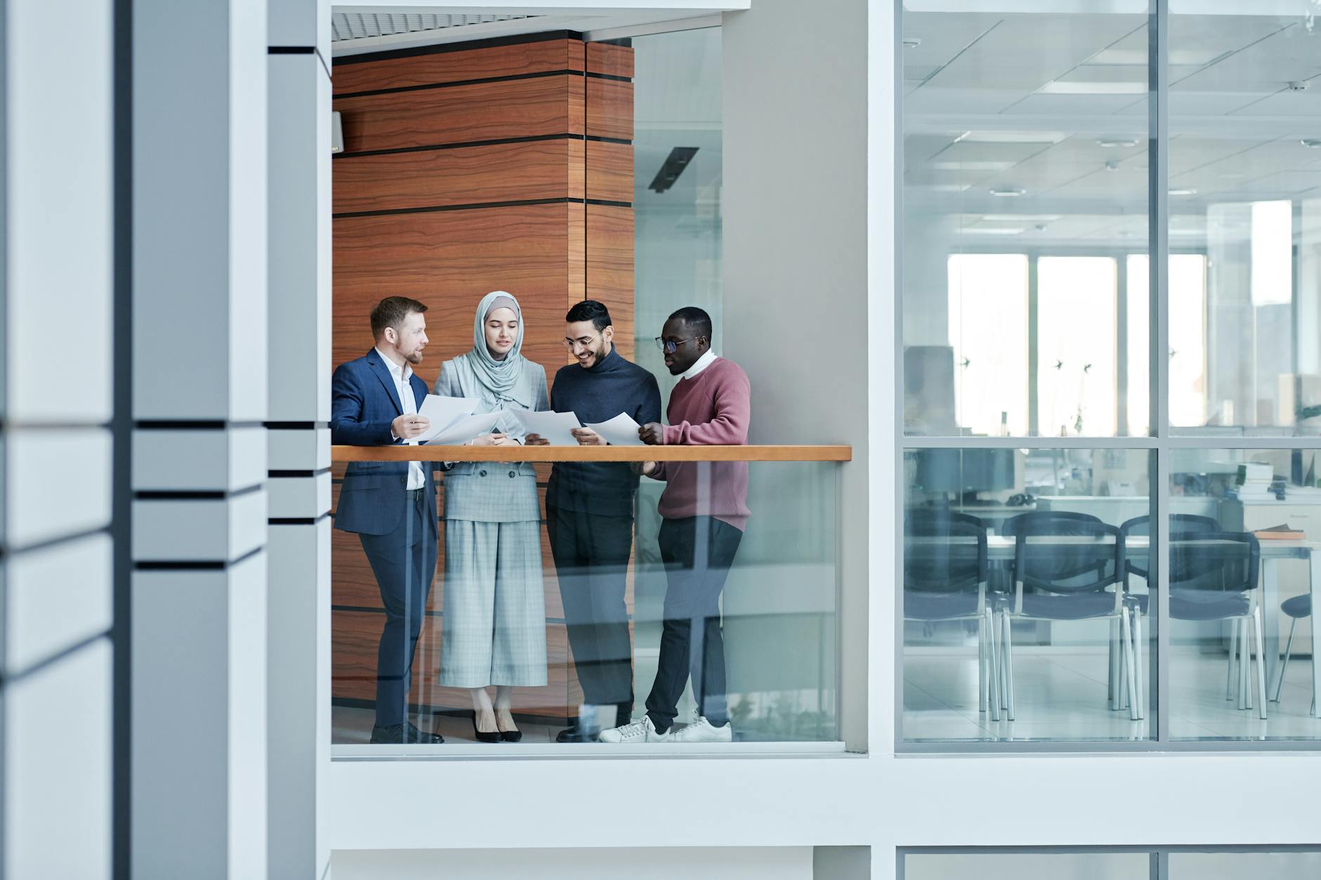 colleagues in an office