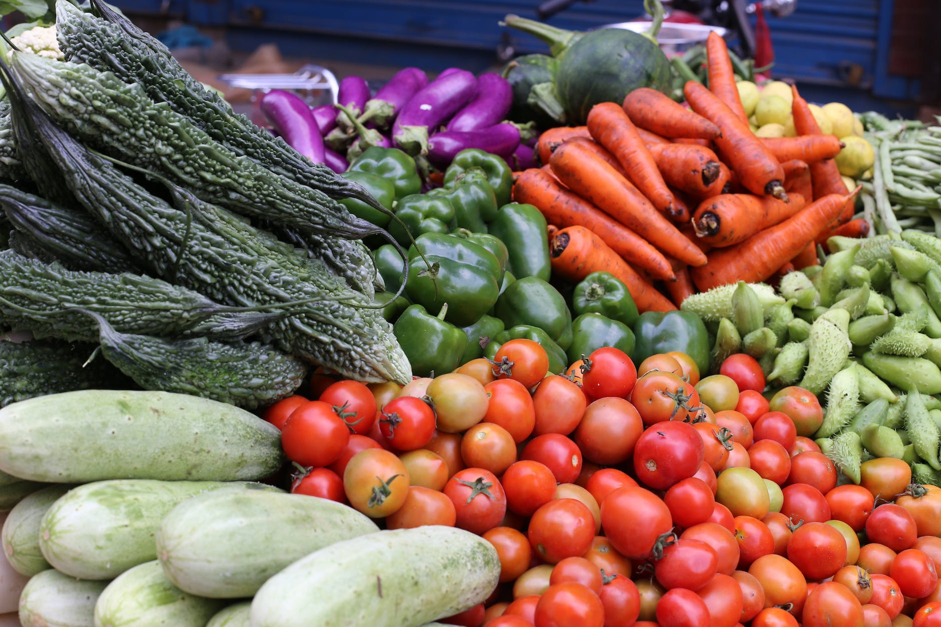 fresh vegetable on market