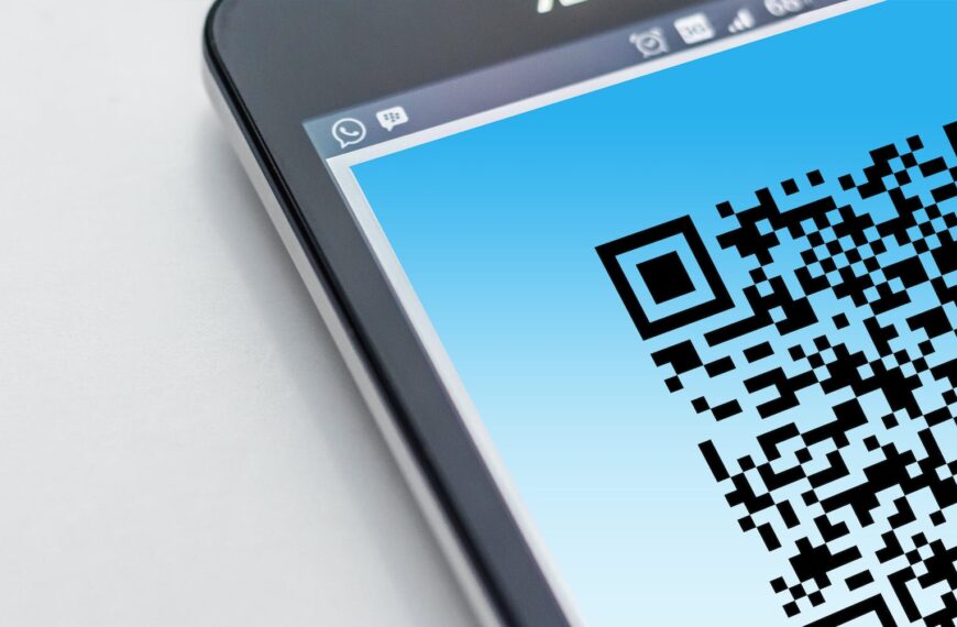 qr code on screengrab