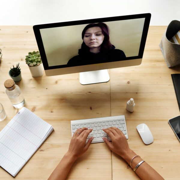 person using a computer