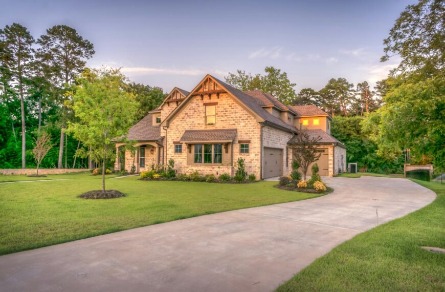 beige bungalow house