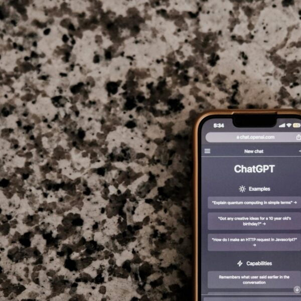 close up of a smartphone displaying a conversation with chatgpt