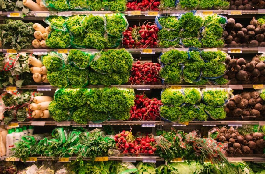 assorted vegetable lot